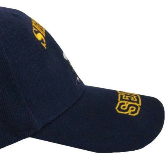 Seabees U.S. Navy USN "Can Do" Navy Blue Embroider - Picture 6 of 6